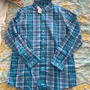 Boys size 18 vineyard vines button down